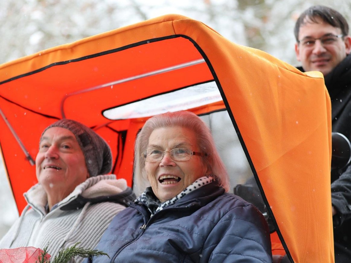 Rikscha im Pflegezentrum Senden von GlücksSpirale Rikscha im Pflegezentrum Senden von GlücksSpirale